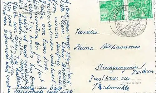 AK Friedrichsbrunn. HO Gaststätte Brockenblick. ca. 1961, Postkarte. Ca. 1961