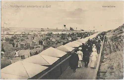 AK Nordseebad Westerland a. Sylt. ca. 1911, Postkarte. Serien Nr, ca. 1911