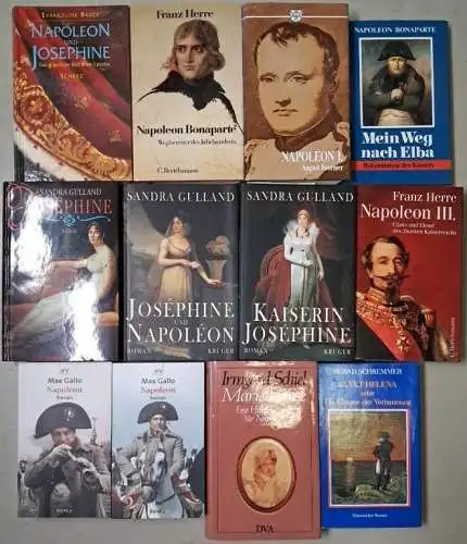 14 Bücher Napoleon Bonaparte, Kaiserin Josephine, Marie Luise, Sankt Helena