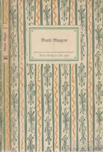 Insel-Bücherei, Briefe Mozarts, Mell, Max. 1956, Insel-Verlag, gebraucht, gut