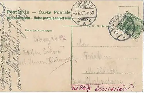 AK Veste Coburg. Eingangstor. ca. 1907, Postkarte. Ca. 1907, gebraucht, gut