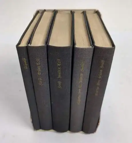 Buch: Goethe, Faust, Kleine Bibliothek. Kassette 5 mit 5 Bänden, Vlg. d. Nation