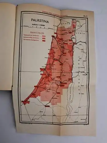 Buch: Bericht über Palästina, Earl Peel, 1937, Schocken Verlag, gebraucht, gut