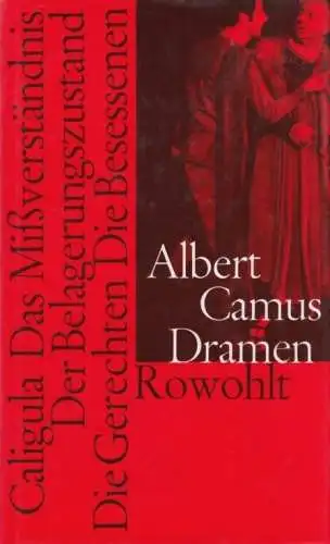 Buch: Dramen, Camus, Albert, 1962, Rowohlt Verlag, gebraucht, gut