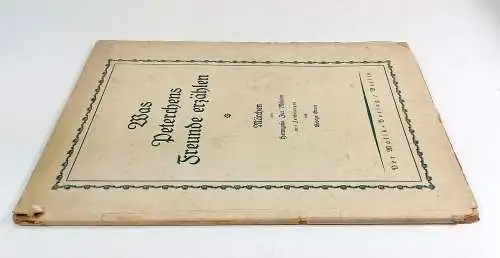 Buch: Was Peterchens Freunde erzählen, Zur Mühlen, Hermynia. 1921, Malik Verlag