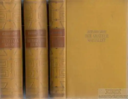 Buch: Romane, Shaw, George Bernard. 3 Bände, 1929, Martin Maschler Verlag