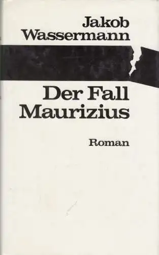 Buch: Der Fall Maurizius, Wassermann, Jakob, Bertelsmann Club, Roman