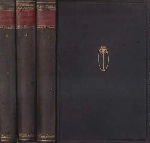 Buch: Tagebücher. Hebbel, Friedrich, 1926, Hesse & Becker Verlag, 3 Bände