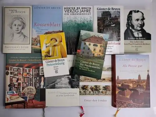 8 Bücher Günter de Bruyn: Preußens Luise, Die Finckensteins, Die Preisver 349418