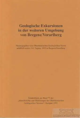 Buch: Geologische Exkursionen in der weiteren Umgebung von Bregenz/Vorarlberg