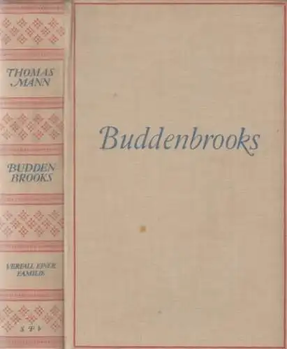 Buch: Buddenbrooks, Verfall einer Familie, Mann, Thomas, S. Fischer Verlag