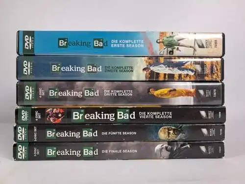 6 DVD-Boxen: Breaking Bad. Staffel 1-6 (komplett), Bryan Cranston, Aaron Paul