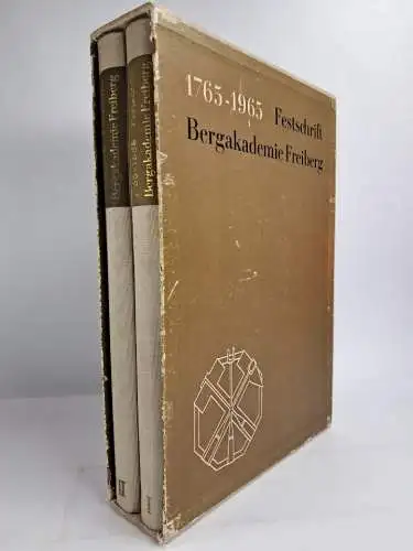 Buch: Festschrift Bergakademie Freiberg 1765-1965, 2 Bände, Eberhard Wächtler