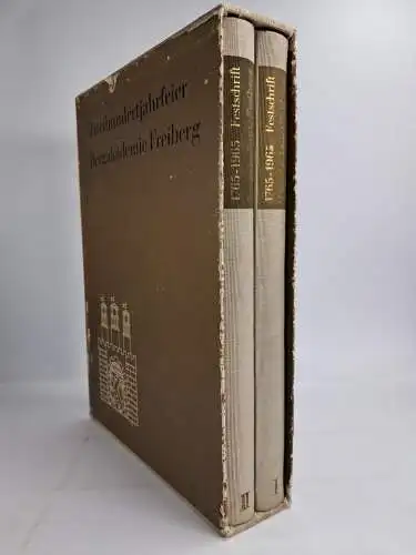 Buch: Festschrift Bergakademie Freiberg 1765-1965, 2 Bände, Eberhard Wächtler