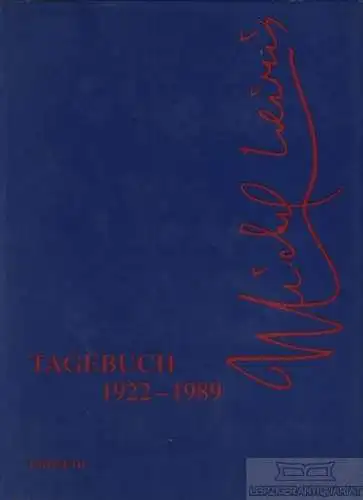 Buch: Tagebücher 1922-1989, Leiris, Michel. 1996, Literaturverlag Droschl
