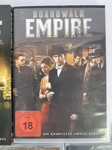 5 DVD-Boxen: Boardwalk Empire. Staffel 1-5 (komplett), M.  Scorsese, S. Buscemi