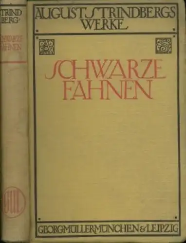 Buch: Schwarze Fahnen, Strindberg, August, 1925, Georg Müller Verlag
