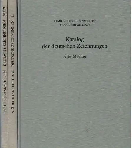 Buch: Katalog der deutschen Zeichnungen, Schilling, Edmund / Schwarzweller, Kurt