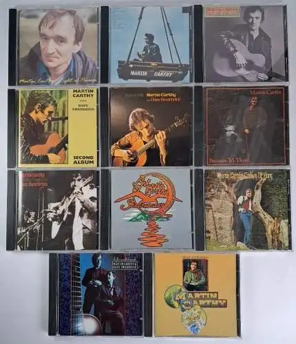 11 CDs: Martin Carthy: Prince Heathen, Crown Of Horn, Out of the Cut, Byker Hill