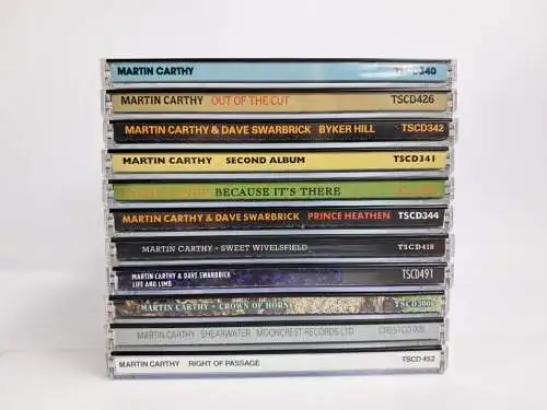 11 CDs: Martin Carthy: Prince Heathen, Crown Of Horn, Out of the Cut, Byker Hill