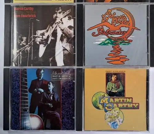 11 CDs: Martin Carthy: Prince Heathen, Crown Of Horn, Out of the Cut, Byker Hill