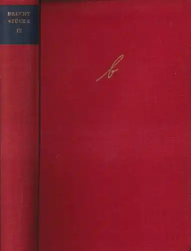 Buch: Stücke. Band IX, Brecht, Bertolt. 1961, Aufbau-Verlag, Puntila / Arturo Ui