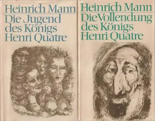 Buch: Henri Quatre, 2 Bände. Mann, Heinrich, 1964, Aufbau Verlag, gebraucht, gut