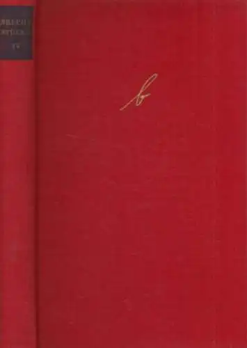 Buch: Stücke. Band IV, Brecht, Bertolt. Brecht Stücke, 1962, Aufbau-Verlag