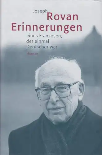 Buch: Erinnerungen eines Franzosen, der einmal Deutscher war, Rovan, Joseph