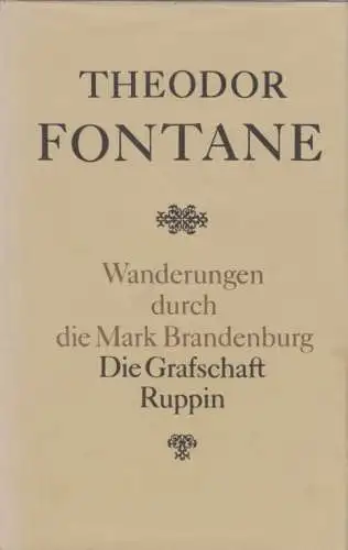 Buch: Wanderungen durch die Mark Brandenburg, Fontane, Theodor. 1987