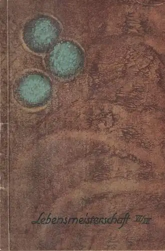Buch: Lebensmeisterschaft Sechster und Siebenter Brief, Dualim, 1919