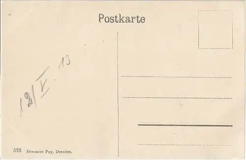 AK Edmundsklamm. Der Breite Stein mit Fährhaus. Böhm. Schweiz. ca... Postkarte