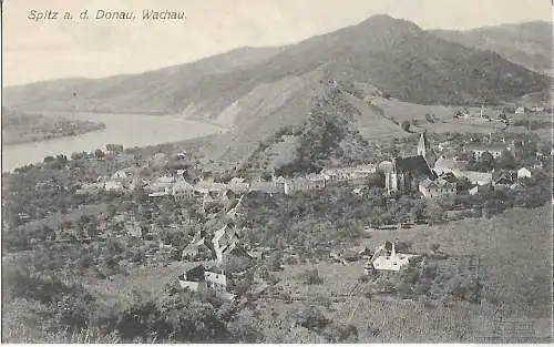 AK Spitz a. d. Donau. Wachau. ca. 1913, Postkarte. Serien Nr, ca. 1913