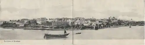 AK Panorama of Mombasa. ca. 1908, Postkarte. Ca. 1908, gebraucht, gut