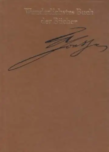 Buch: Wunderlichstes Buch der Bücher, Goethe, Johann Wolfgang. 1988