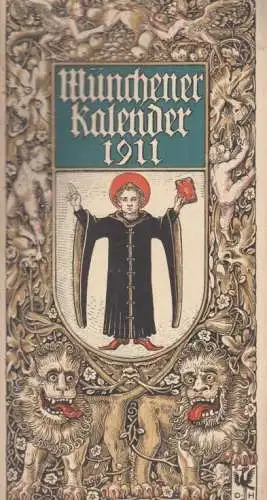 Buch: Münchener Kalender 1911. 1911, Verlagsanstalt vormals G. J. Manz