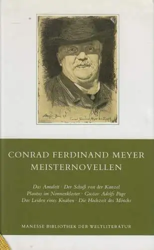 Buch: Meisternovellen, Conrad Ferdinand Meyer, 1987, Manesse Bibliothek