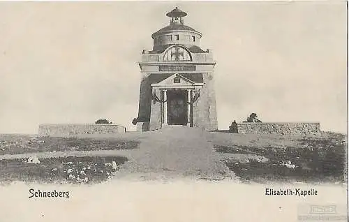 AK Schneeberg. Elisabeth-Kapelle. ca. 1915, Postkarte. Serien Nr, ca. 1915
