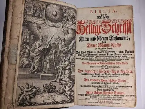 Biblia, Das ist: Die ganze Heilige Schrifft Alten und Neuen Testaments, 1748
