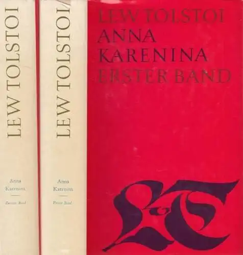 Buch: Anna Karenina, Tolstoi, Lew. 2 Bände, 1972, Rütten & Loening Verlag