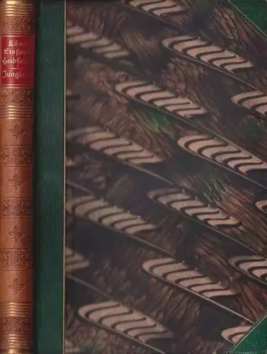 Buch: Einsame Heidfahrten / Junglaub. Löns, Hermann, 1926,  Gersbach, 2 in 1 Bde