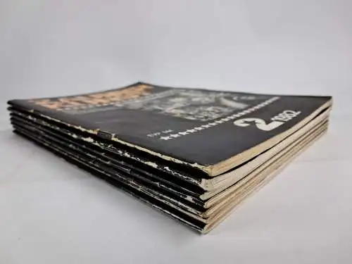 7 Hefte Zauberkunst Zeitschrift des künstlerischen Volksschaffens 1982-1985