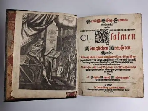 Buch: Davidische Schatz-Kammer, Johann Heinrich Weyhenmayer, 1695, Kühn