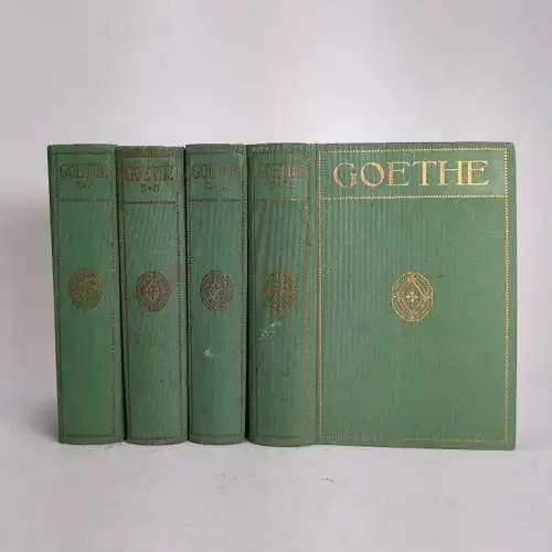 Buch: Goethe's Werke in sechzehn Bänden, 16 Teile in 4 Bänden, Th. Knaur Nachf.