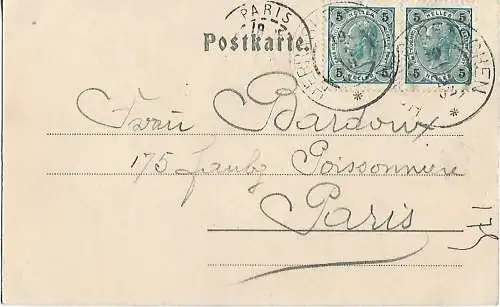 AK Edmundsklamm. Die Familie. Böhm. Schweiz. ca. 1902, Postkarte. Serien Nr