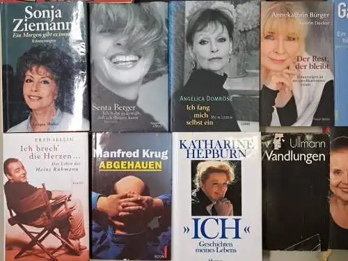 25 Bücher - Großes Buchpaket Film & Schauspieler / Schauspielerinnen