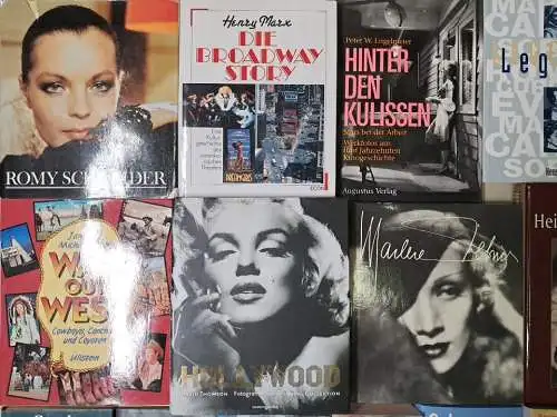 25 Bücher - Großes Buchpaket Film & Schauspieler / Schauspielerinnen