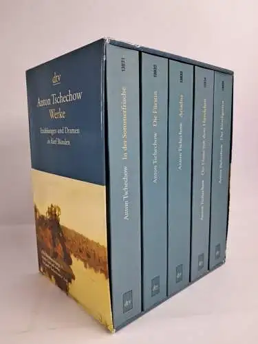 Buch: Anton Tschechow - Werke, Erzählungen und Dramen in fünf Bänden, dtv, 5 Bde