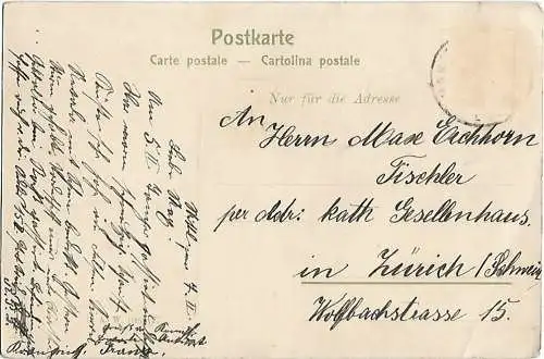 AK Gibraltar. ca. 1908, Postkarte. Ca. 1908, gebraucht, gut