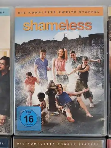 6 DVD Boxen: Shameless Staffel 1-6, Paul Abbott, William H. Macy, Serie